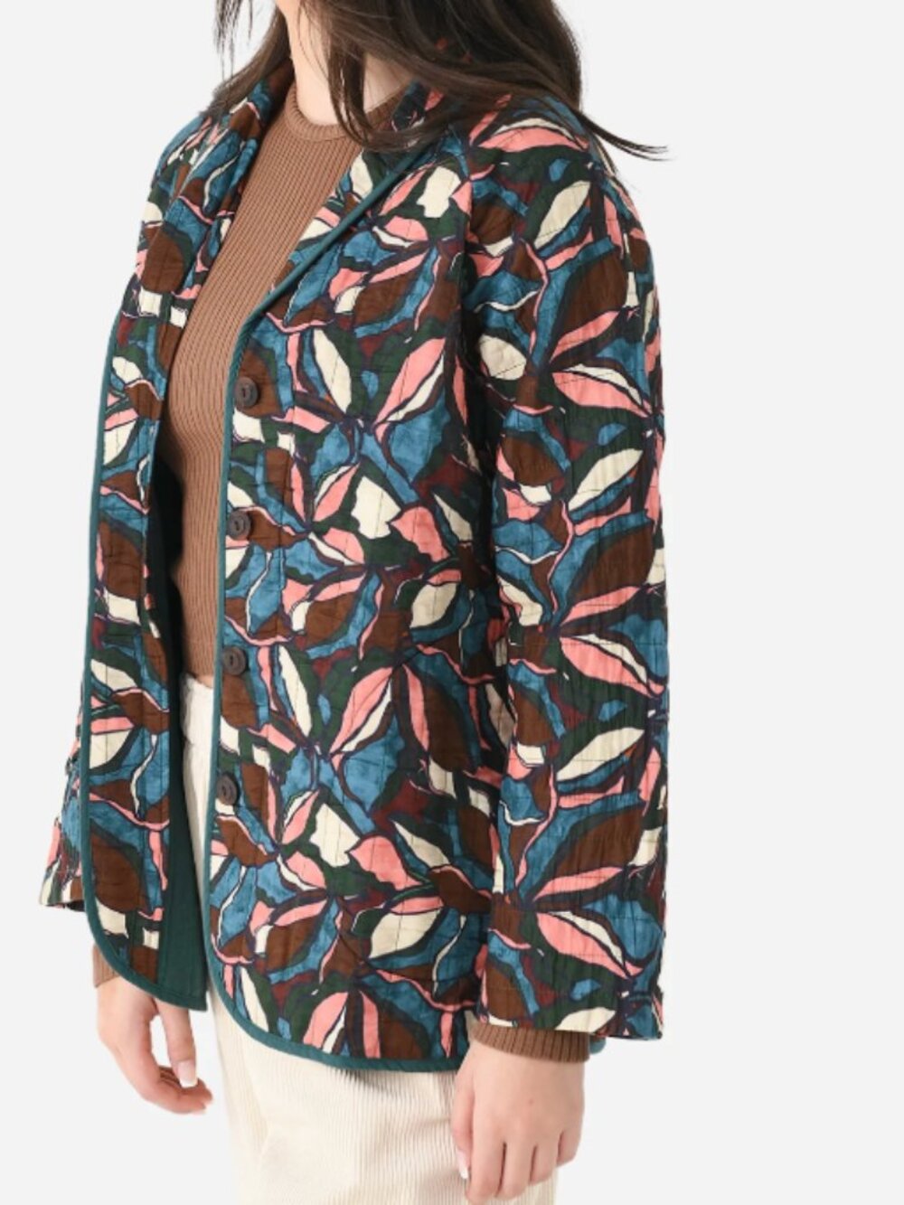 Trovata Birds of Paradis Hollis Jacket in Laurel Leaf